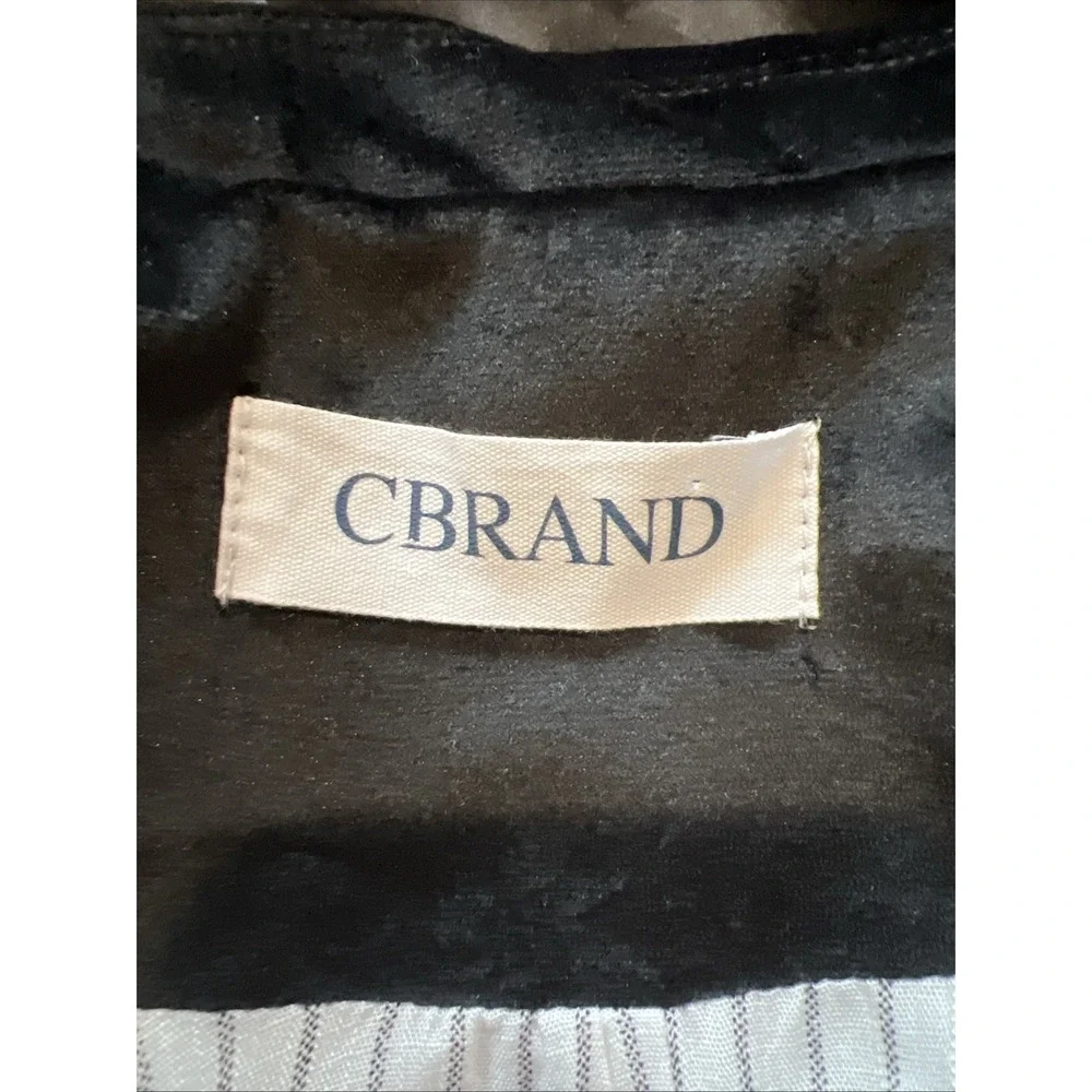 Women's Black Soft Velvet Blazer Size Small Single Button Whimsigoth Minimalist - Picture 7 of 10